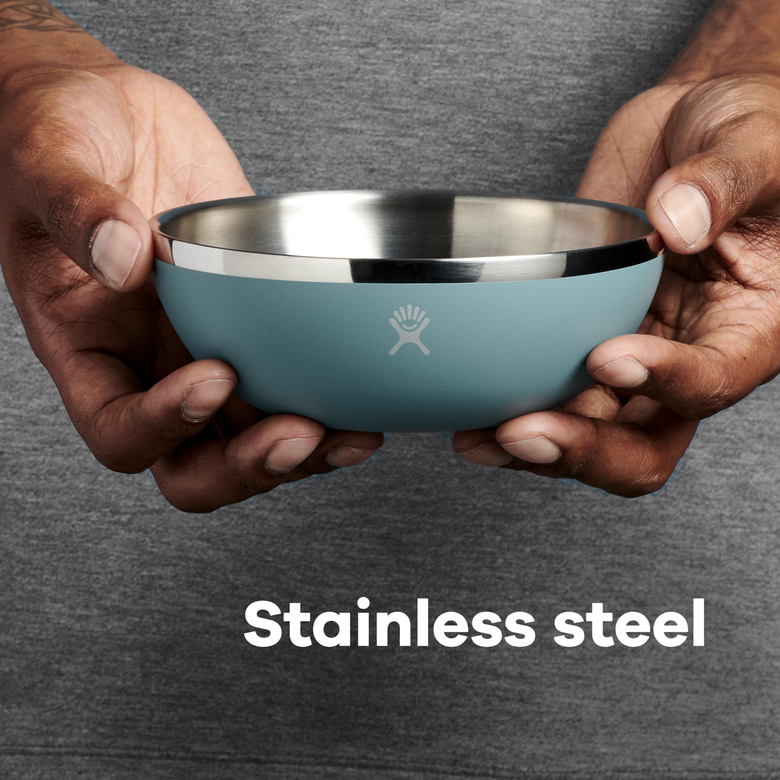 Hydro Flask Outdoor Insulated Serving Bowl – Stainless Steel Food Container with Lid – Camping Kitchen Essentials Half Quart Baltic - Image 5